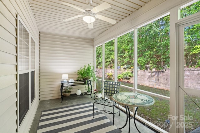608 Camrose Cir NE, Concord, NC 28025 - sunroom / solarium with ceiling fan
