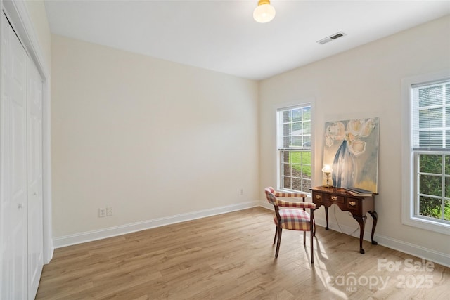 608 Camrose Cir NE, Concord, NC 28025 - sitting room featuring light wood finished floors and baseboards