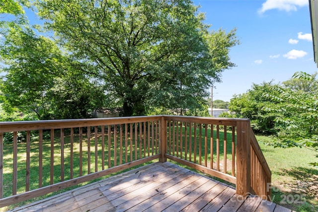 815 E Second Ave, Gastonia, NC 28054 - deck featuring a yard