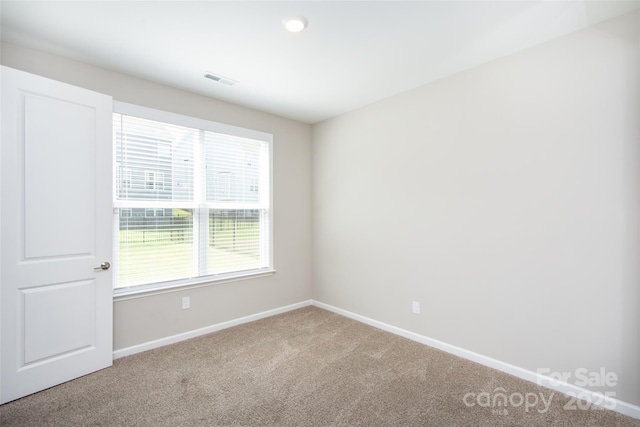 256 W Waterlynn Rd, Mooresville, NC 28117 - unfurnished room with carpet flooring, baseboards, and recessed lighting