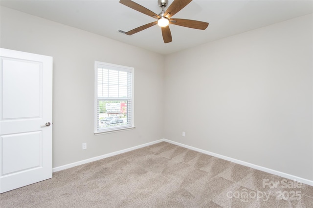 256 W Waterlynn Rd, Mooresville, NC 28117 - carpeted empty room with baseboards and ceiling fan