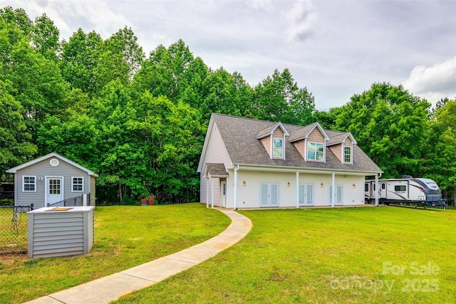 2027 Ellison Dr, Rock Hill, SC 29730 - new england style home with french doors and an outbuilding