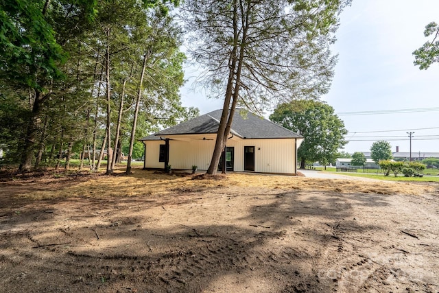 315 W Hoke St W, Landis, NC 28088 - back of property featuring roof with shingles