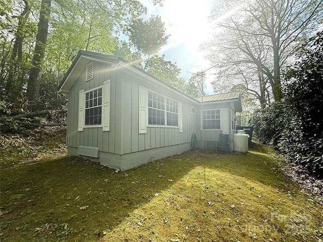 184 Fair Park Dr, Blowing Rock, NC 28605 - view of property exterior with board and batten siding and metal roof