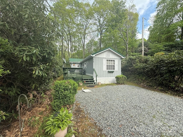 184 Fair Park Dr, Blowing Rock, NC 28605 - view of property exterior with a wooden deck