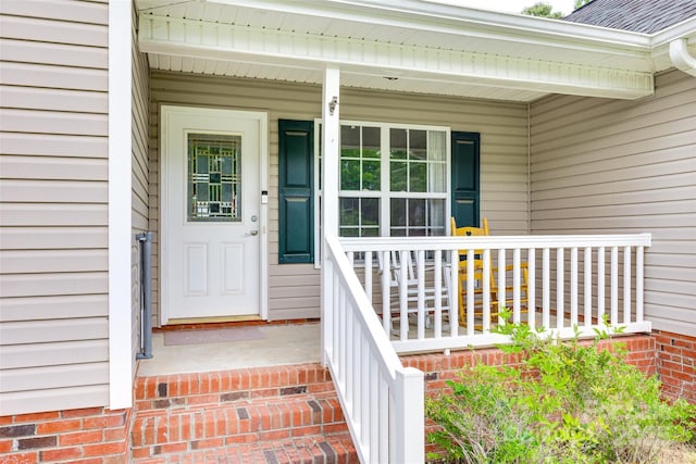 2023 E Park Dr, Lancaster, SC 29720 - doorway to property featuring a porch