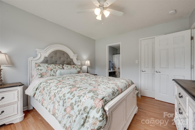 2023 E Park Dr, Lancaster, SC 29720 - bedroom featuring light wood-style flooring and ceiling fan