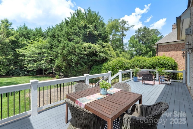 6132 Sharon Rd, Charlotte, NC 28210 - view of wooden terrace
