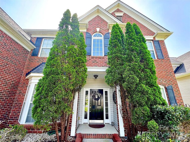 16012 Caranna Ct, Charlotte, NC 28277 - entrance to property with brick siding