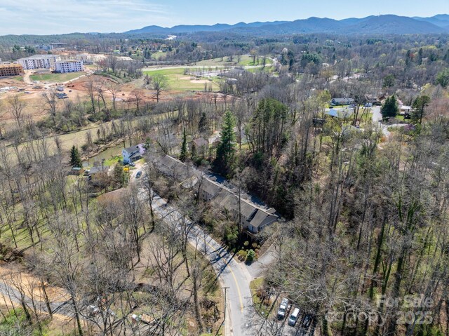 445 Sand Hill Rd Unit 1-6, Asheville, NC 28806 - aerial overview of property's location featuring a mountainous background