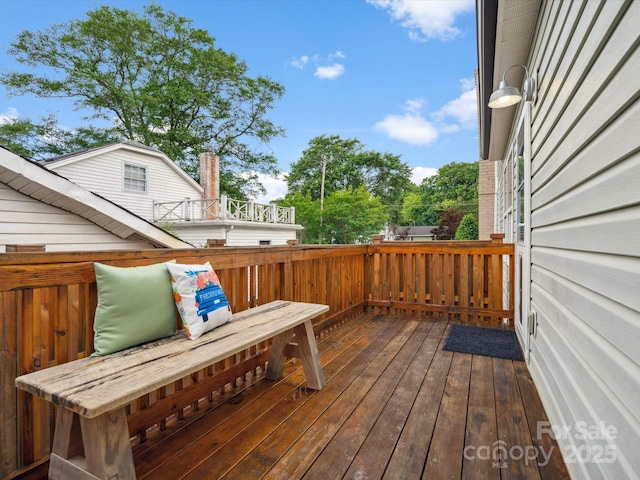 107 Pressley St, Clover, SC 29710 - view of wooden terrace