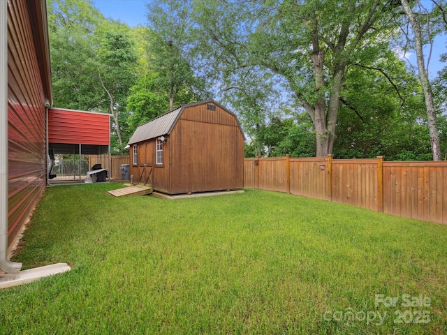 107 Pressley St, Clover, SC 29710 - view of yard featuring a shed and an outdoor structure