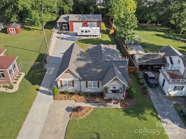 107 Pressley St, Clover, SC 29710 - view from above of property