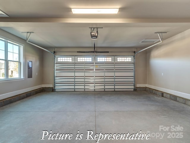 3439 Stags Leap Way, York, SC 29745 - garage with a garage door opener and baseboards