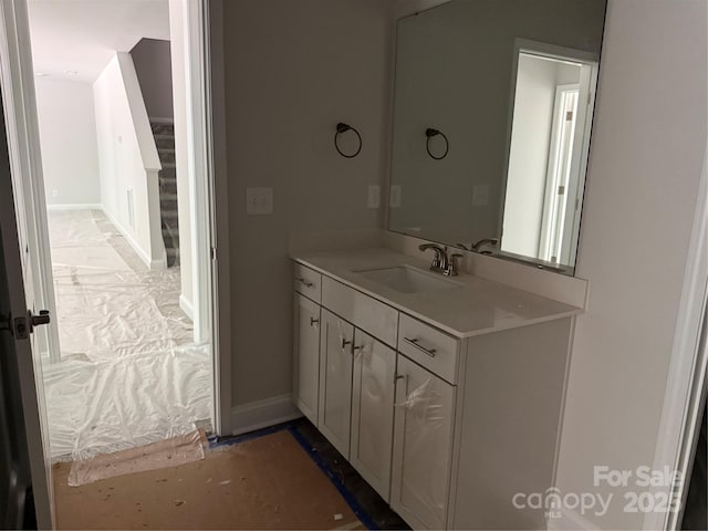 2924 Noritake Trl Unit 67, Albemarle, NC 28001 - bathroom with vanity and baseboards