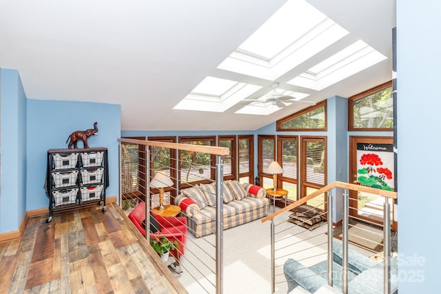 6119 Bittersweet Ln, Charlotte, NC 28270 - sunroom / solarium with a skylight and vaulted ceiling