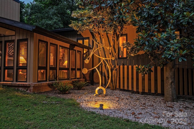 6119 Bittersweet Ln, Charlotte, NC 28270 - view of yard