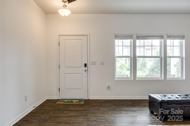 922 Bunker Trce, Rock Hill, SC 29730 - foyer featuring dark wood-type flooring and baseboards