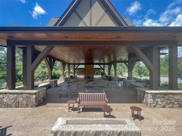 63 Chantilly Dr, Asheville, NC 28804 - view of home's community with a gazebo and a patio