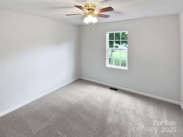 7308 Pleasant Hill Church Rd, Marshville, NC 28103 - carpeted spare room featuring a ceiling fan and baseboards