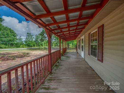 751 Ted Smith Rd, Rutherfordton, NC 28139 - view of wooden deck