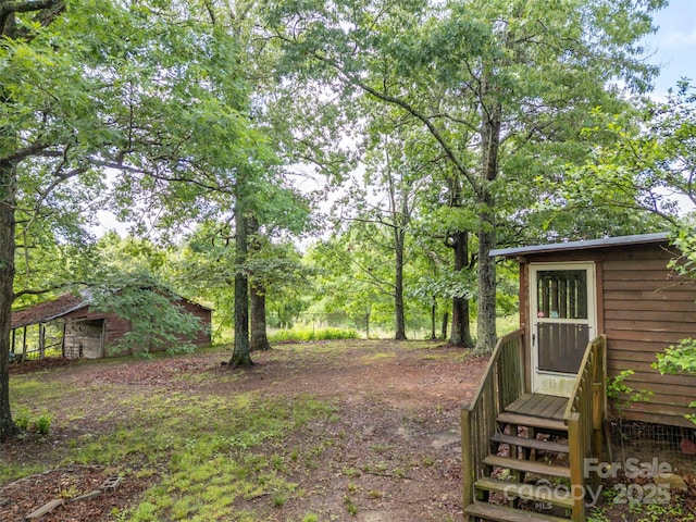 751 Ted Smith Rd, Rutherfordton, NC 28139 - view of yard with an outbuilding