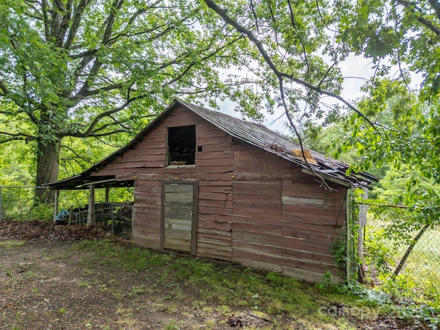 751 Ted Smith Rd, Rutherfordton, NC 28139 - view of outbuilding with fence and an outdoor structure