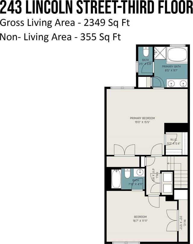 243 Lincoln St, Charlotte, NC 28203 - home floor plan