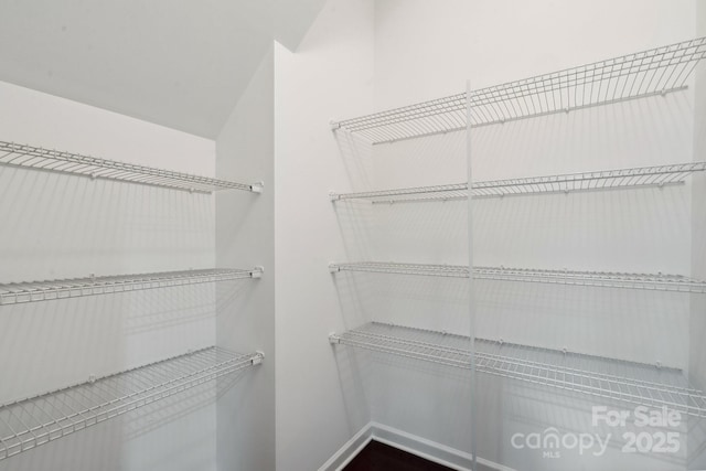 view of pantry