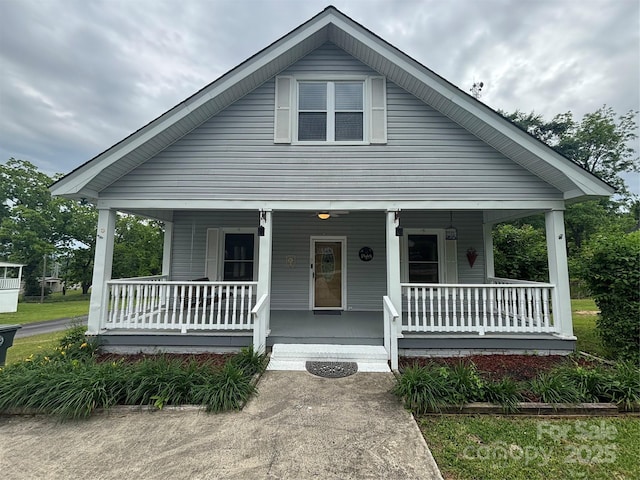 103 Duke St, Great Falls, SC 29055 - view of front of house featuring covered porch
