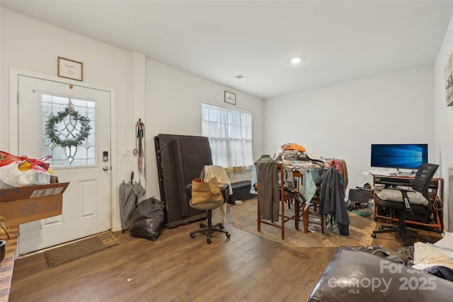 3985 Village Blvd NW, Conover, NC 28613 - office with wood finished floors and recessed lighting