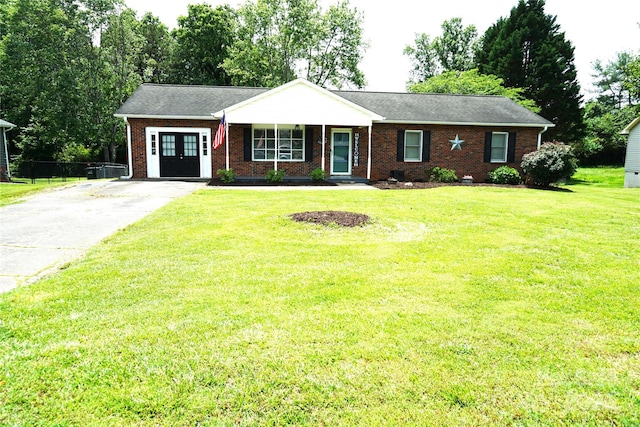 1958 19th Avenue Dr NE Unit 8, Hickory, NC 28601 - single story home featuring driveway, brick siding, and french doors