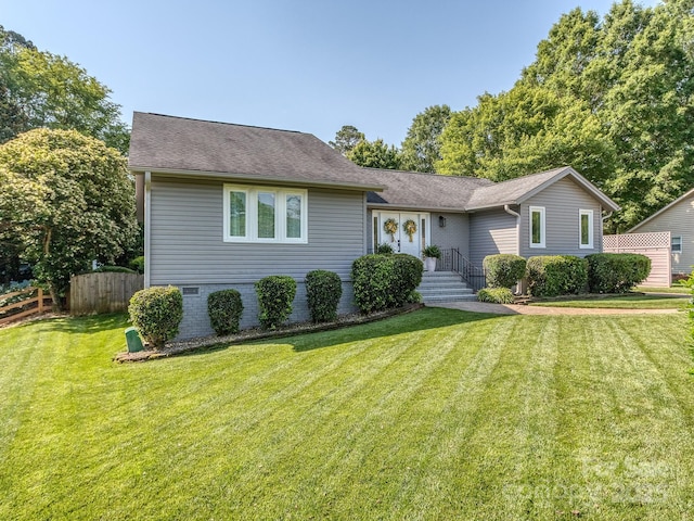 214 Wilcrest Dr, Matthews, NC 28105 - view of front of property featuring a shingled roof