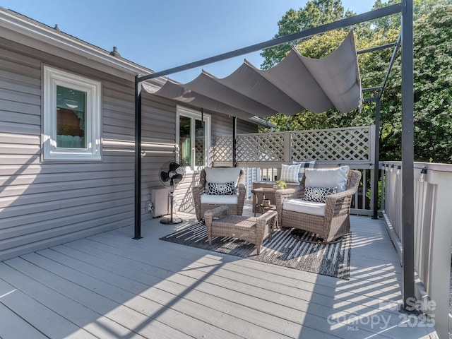 214 Wilcrest Dr, Matthews, NC 28105 - deck featuring an outdoor hangout area