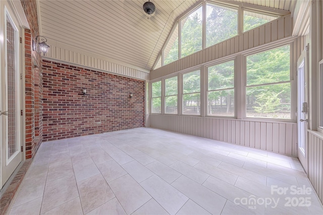 4113 Hoffmeister Dr, Waxhaw, NC 28173 - unfurnished sunroom with vaulted ceiling