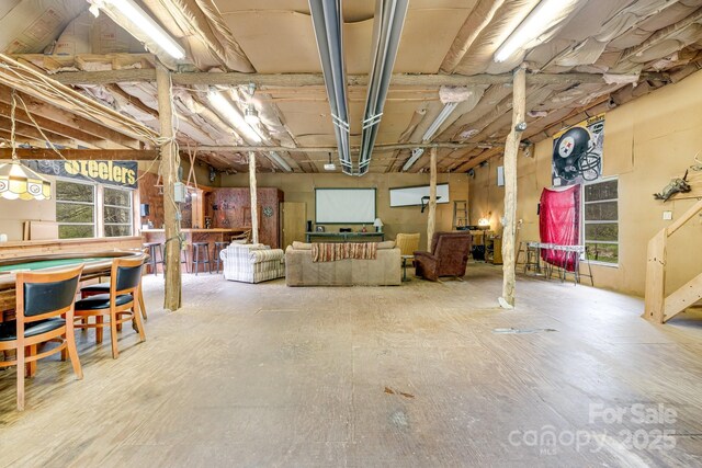 6334 Jacks Creek Rd, Burnsville, NC 28714 - view of below grade area