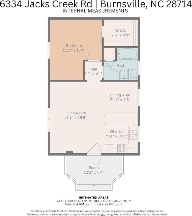 6334 Jacks Creek Rd, Burnsville, NC 28714 - home floor plan