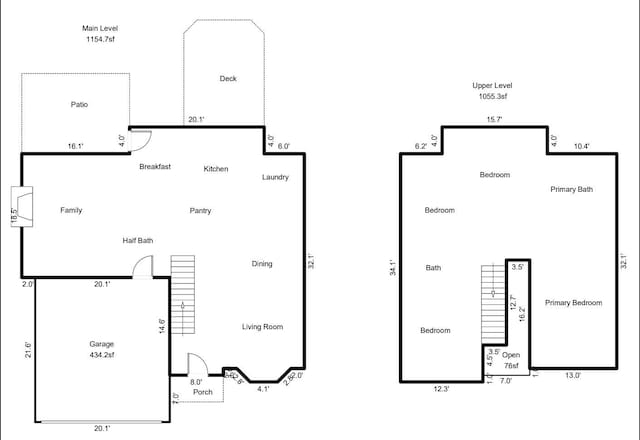 12824 Harvest Time Ct, Charlotte, NC 28278 - floor plan / room layout