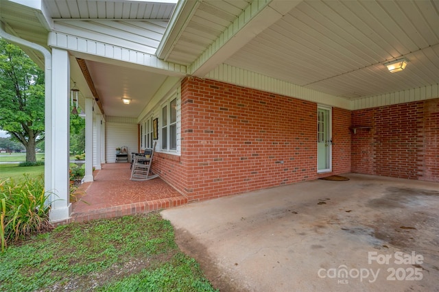 1761 Oak Grove Church Rd, Ellenboro, NC 28040 - porch featuring an attached carport