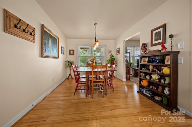 1761 Oak Grove Church Rd, Ellenboro, NC 28040 - dining area with light wood-style floors and baseboards