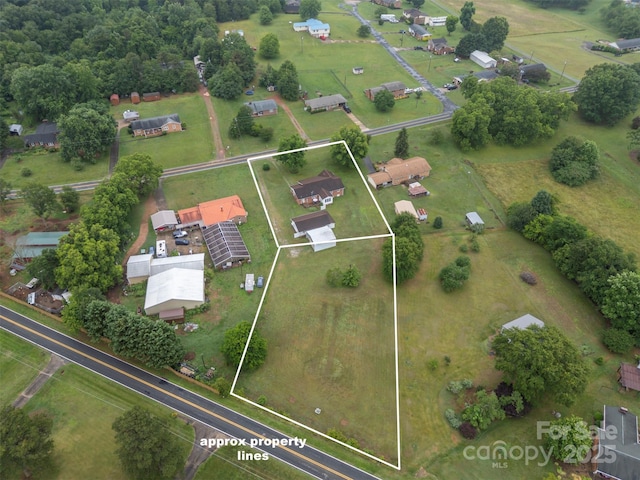1761 Oak Grove Church Rd, Ellenboro, NC 28040 - view of property location featuring property parcel outlined