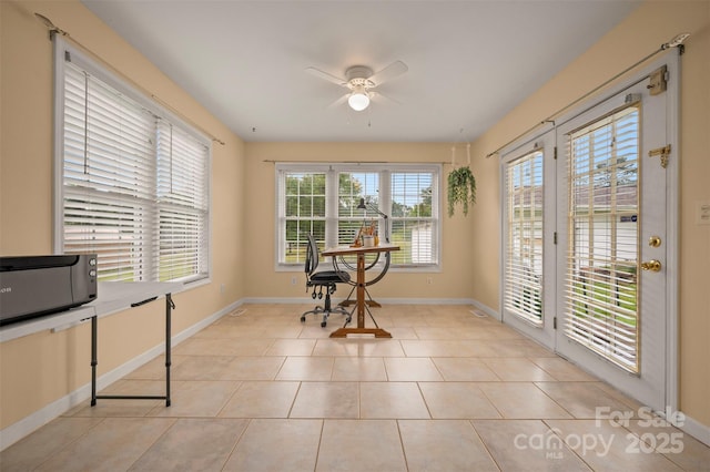 1761 Oak Grove Church Rd, Ellenboro, NC 28040 - sunroom featuring french doors