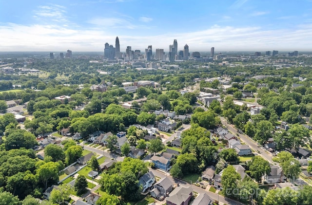 331 Solomon St, Charlotte, NC 28216 - drone / aerial view of skyline