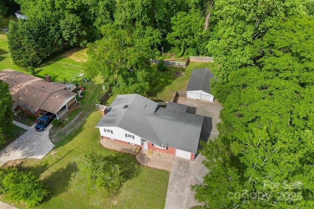 1822 N New Hope Rd, Gastonia, NC 28054 - bird's eye view