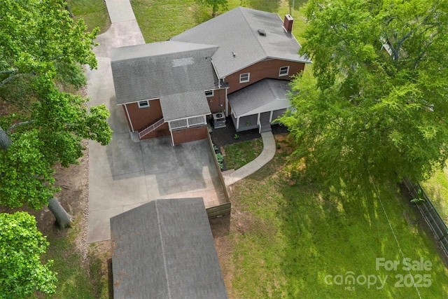 1822 N New Hope Rd, Gastonia, NC 28054 - aerial view of property and surrounding area