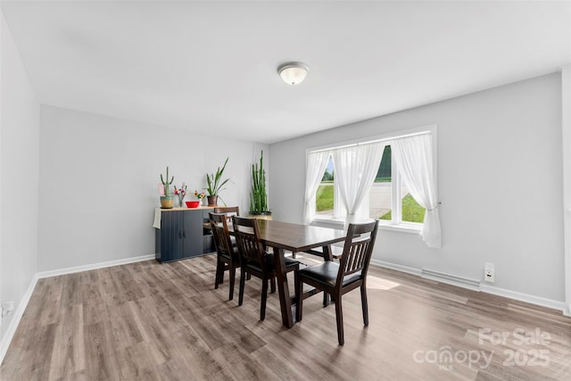 1822 N New Hope Rd, Gastonia, NC 28054 - dining area featuring wood finished floors and baseboards