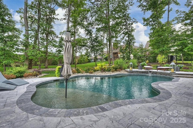562 Preservation Dr, Fort Mill, SC 29715 - outdoor pool featuring a fenced backyard and a patio
