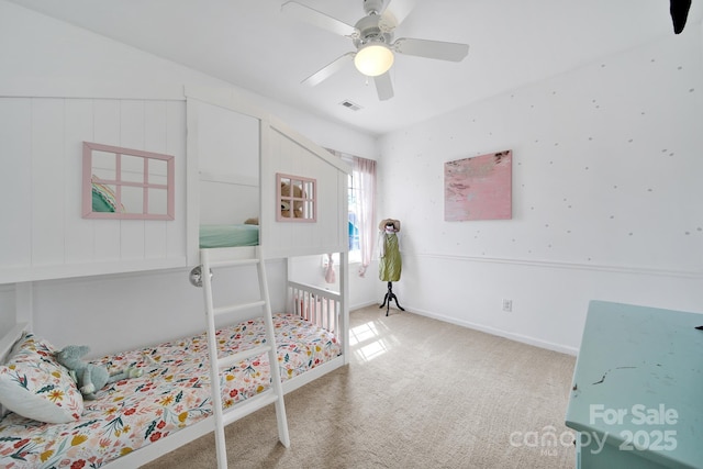 436 Third Baxter St, Fort Mill, SC 29708 - carpeted bedroom featuring a ceiling fan