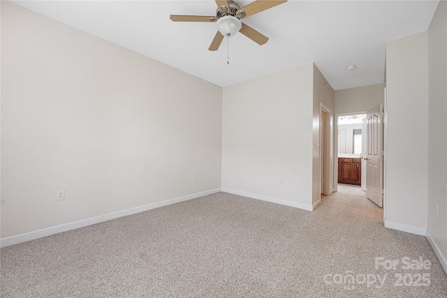 17111 Doe Valley Ct, Cornelius, NC 28031 - unfurnished room featuring light colored carpet, baseboards, and ceiling fan