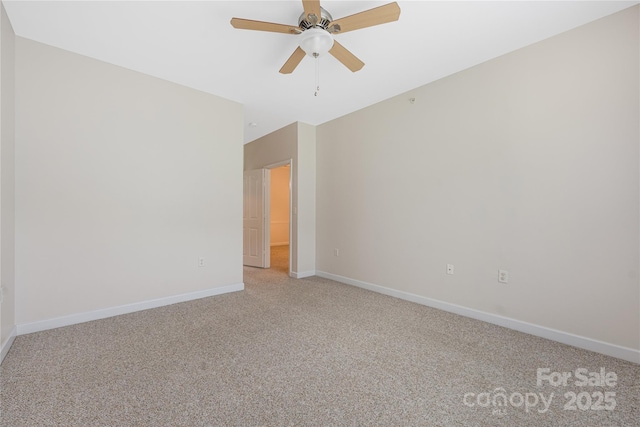 17111 Doe Valley Ct, Cornelius, NC 28031 - unfurnished room with light colored carpet, baseboards, and a ceiling fan